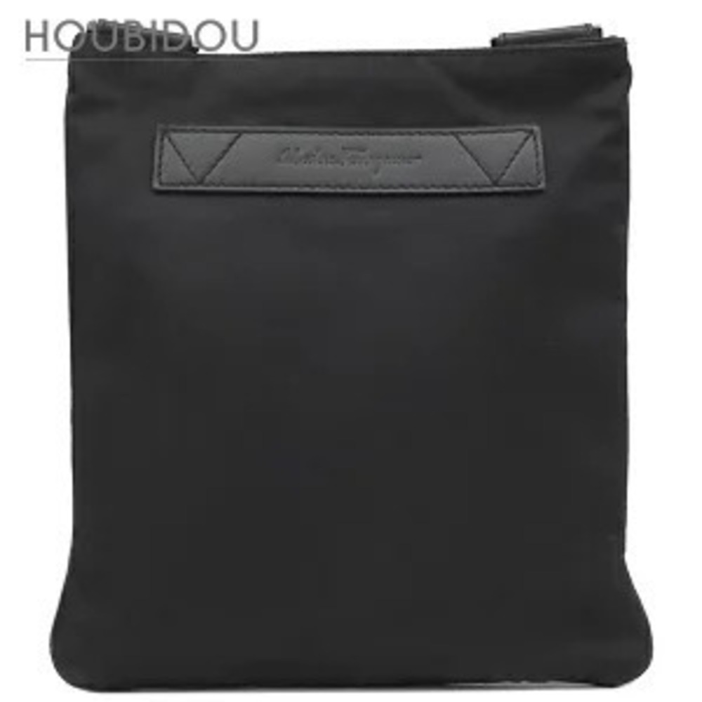 Salvatore Ferragamo shoulder bag black matte cross body